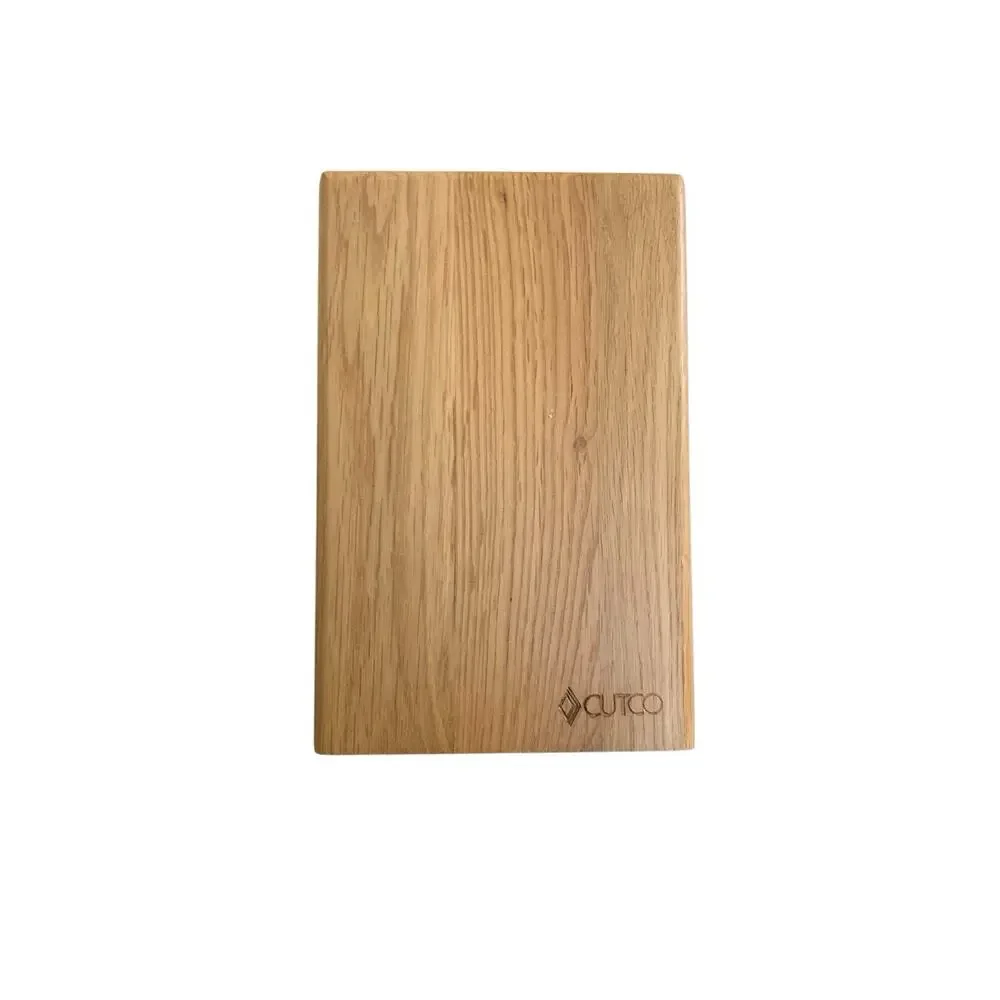 Cutco‎ 1746 Space Saver Knife Block 5 Slot Oak Wood Made in USA